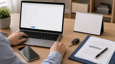 Demande de relevé d’information auto depuis un ordinateur
