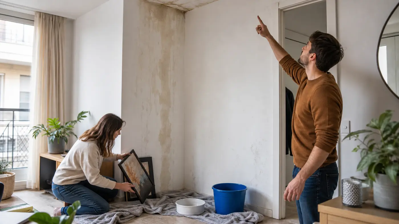 Premiers gestes pour protéger un logement après un dégât des eaux