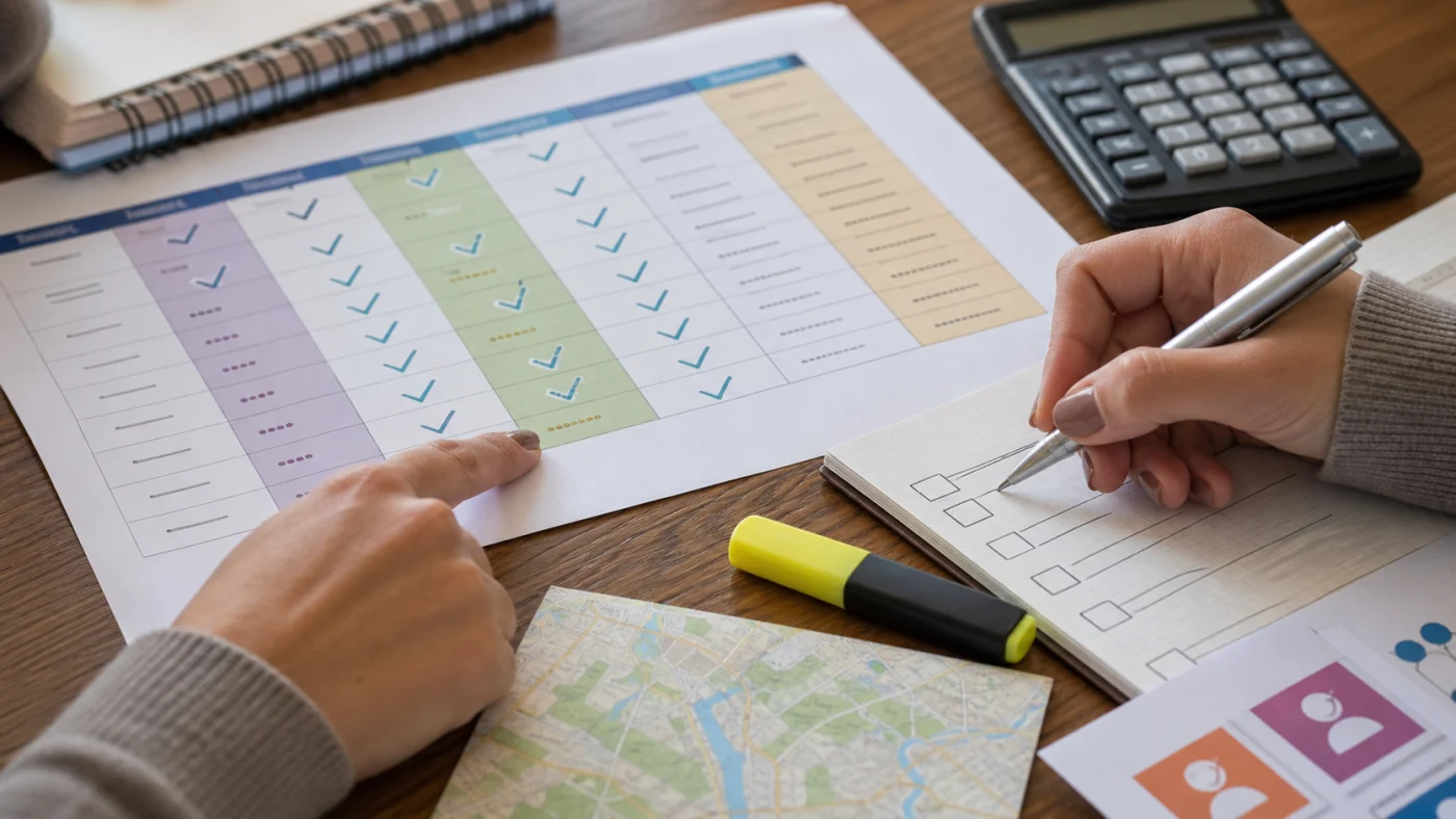Checklist de garanties et reste à charge pour choisir une mutuelle santé locale