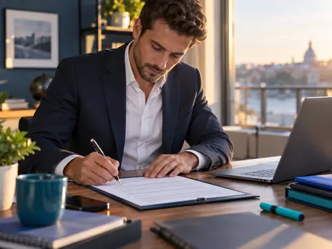 Signature d'un contrat d'assurance emprunteur à un bureau