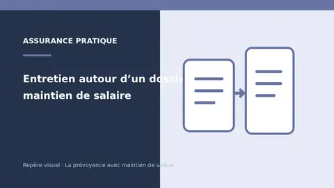 Entretien entre un salarié et une interlocutrice autour d’un dossier