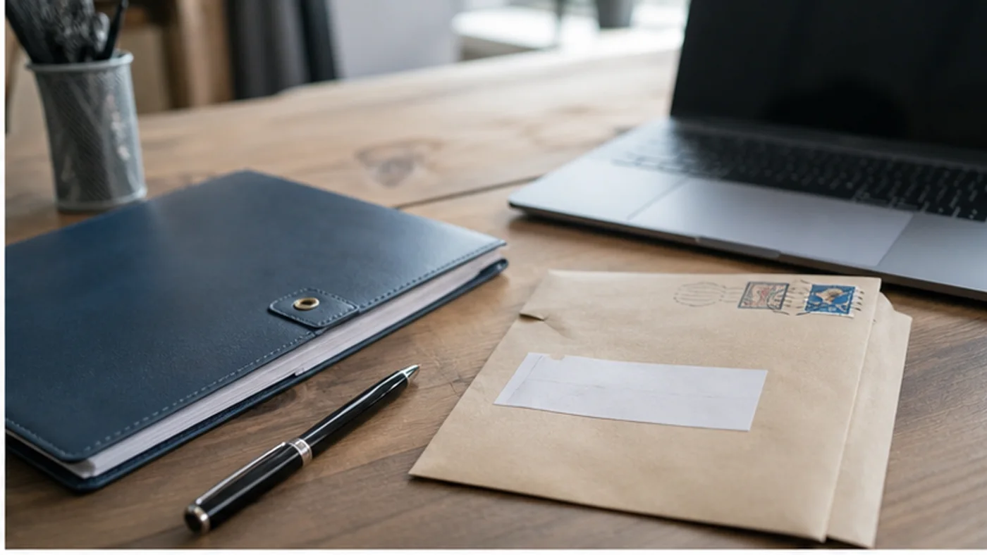 lettre recommandée et dossier de contrat d’assurance professionnelle