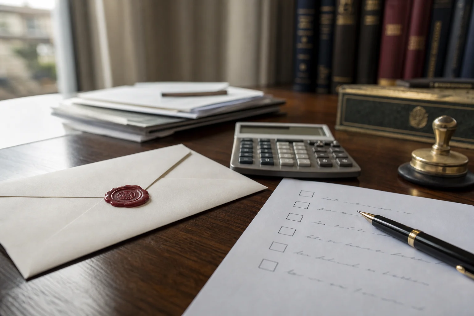 Documents et calculs préparés
