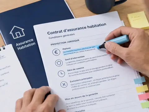 Lecture des clauses de protection juridique plafond delai exclusions